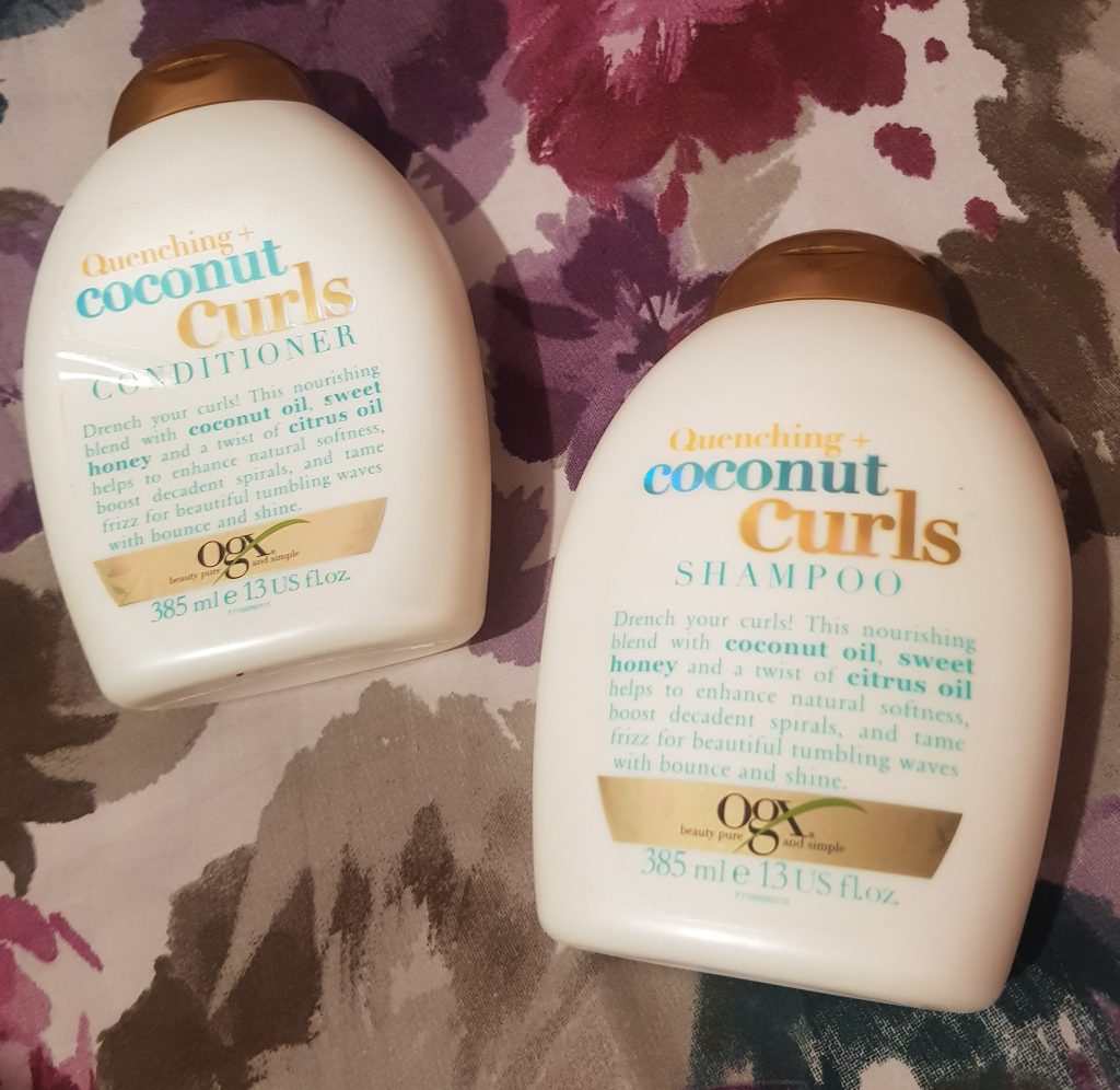 Organix Quenching Coconut Curls Shampoo and Conditioner Review